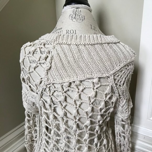 All Saints Crochet Summer Court Dress 2 Small Knit - Picture 11 of 12